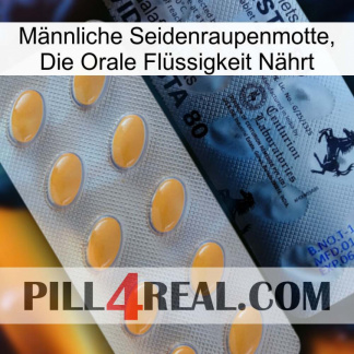 Männliche Seidenraupenmotte, Die Orale Flüssigkeit Nährt 44